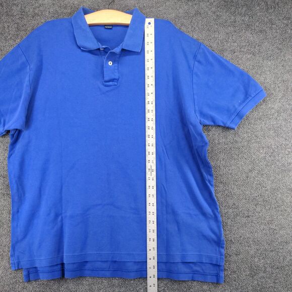 Polo Ralph Lauren Men's Polo Shirt Blue XL Short Sleeve High Low Hem Cotton - Picture 10 of 12
